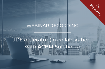 JDExcelerator (in collaboration with ACBM Solutions)