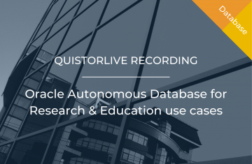 Oracle Autonomous Database for Research and Education use cases