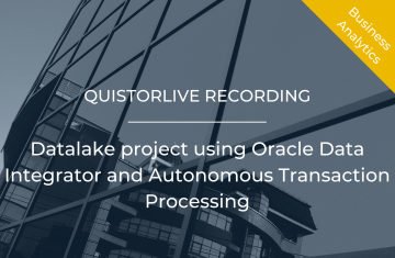 Datalake project using Oracle Data Integrator and Autonomous Transaction Processing