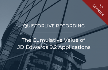 The Cumulative Value of JD Edwards 9.2 Applications
