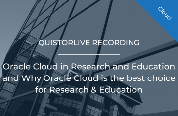 Oracle Cloud in Research and Education and Why Oracle Cloud is the best choice for Research & Education